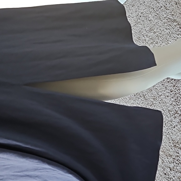 Eileen Fisher indigo scoop neck racer back viscose jersey dress-S - Picture 4 of 11